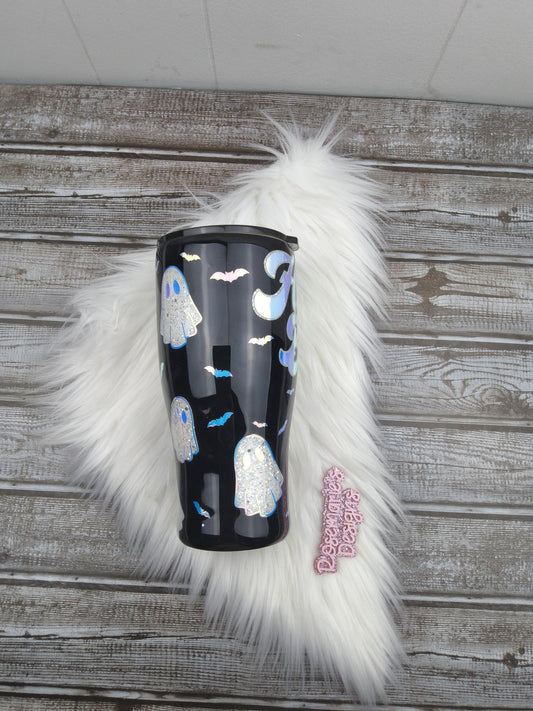 30oz Hey Boo tumbler, inspirational tumbler, Personalized Tumbler, customized tumblers, Gifts for her