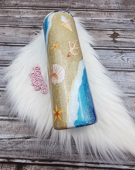 14 30oz beach Geode tumbler, inspirational tumbler, Personalized Tumbler, customized tumblers, Gifts for her