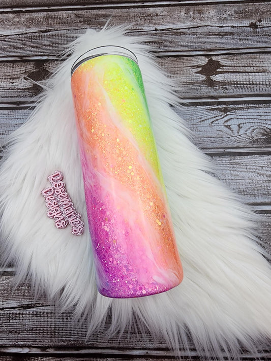 4 Rainbow milkway tumbler,Personalized Tumbler, customized tumblers, Gifts for her, 20oz tumbler