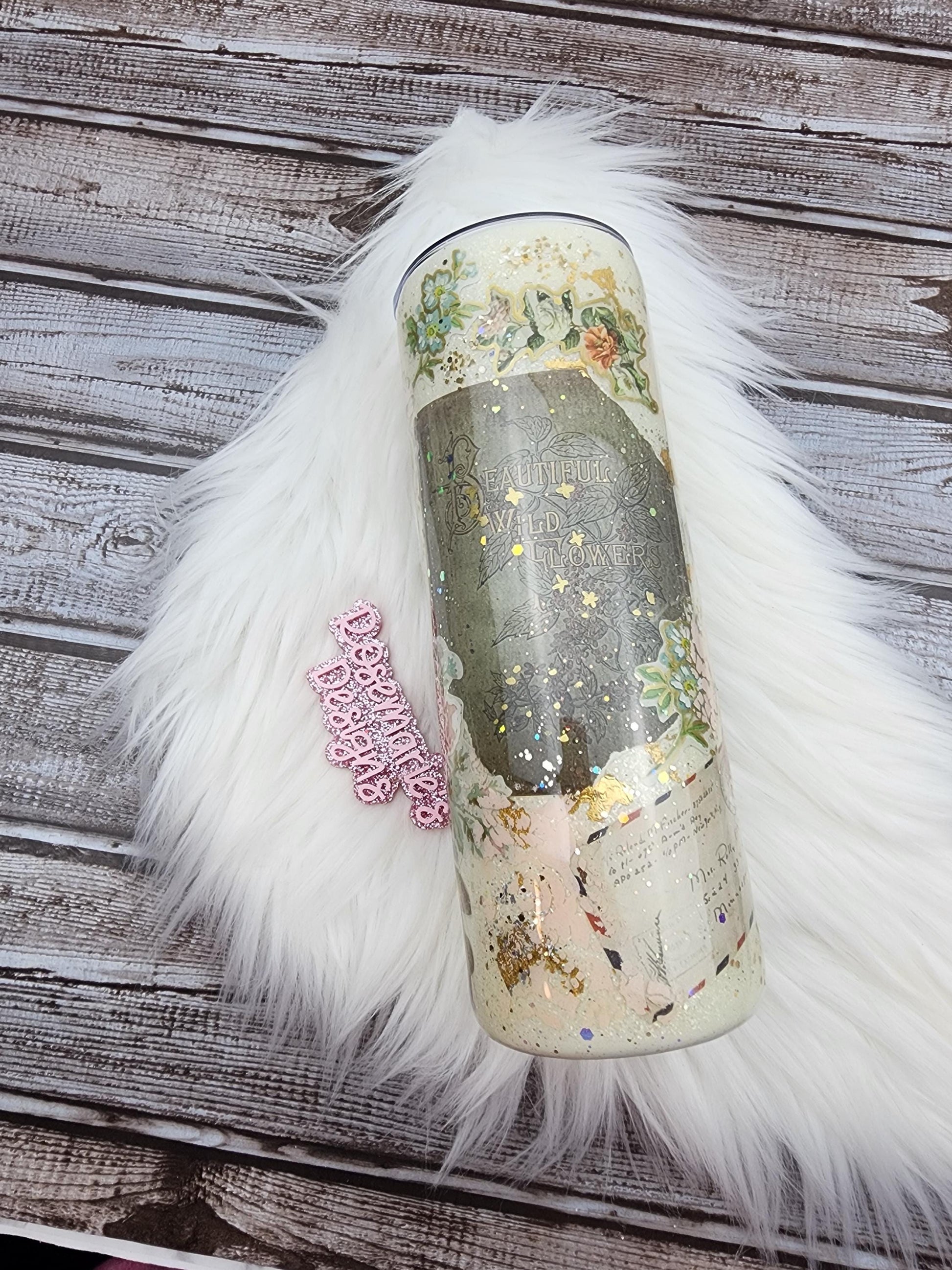 15 JUNK jounal tumbler, Mixed media Tumbler Personalized Tumbler, customized tumblers, Gifts for her, 20oz tumbler
