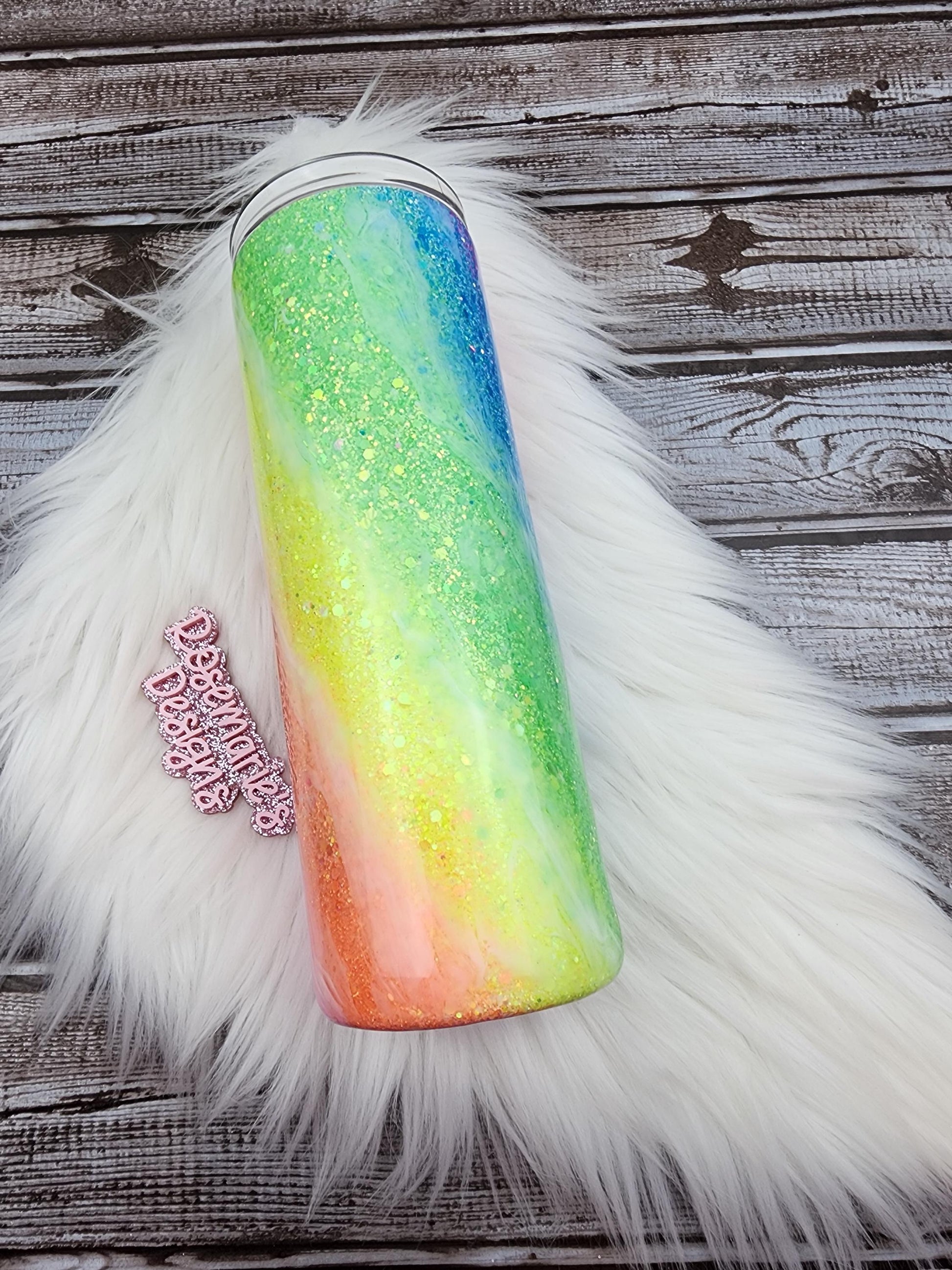 4 Rainbow milkway tumbler,Personalized Tumbler, customized tumblers, Gifts for her, 20oz tumbler