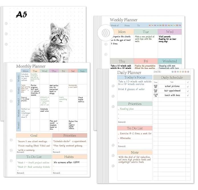 A5 Planner Insert