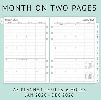 A5 Planner Insert