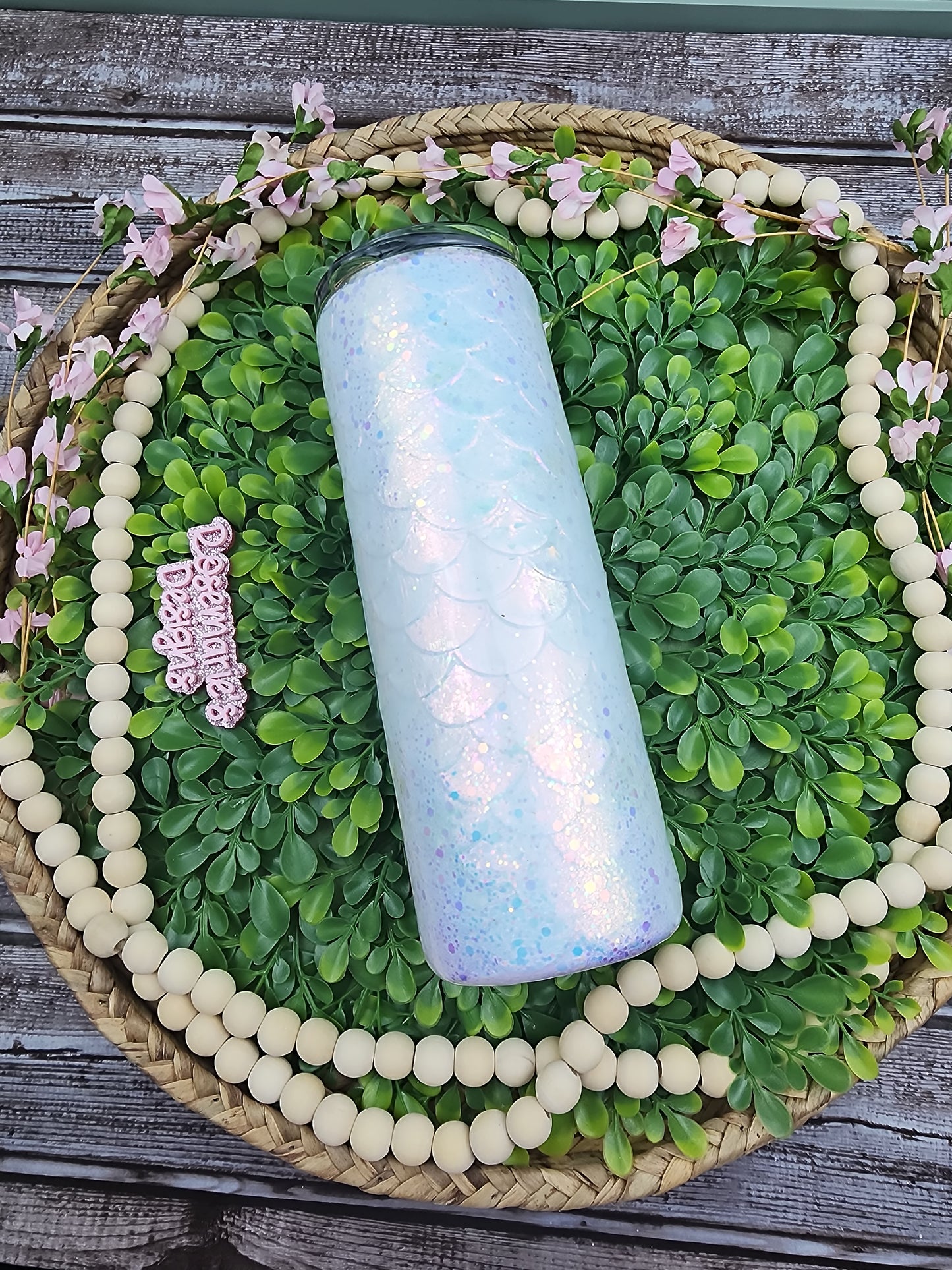 20oz 3D Opal mermaid scale