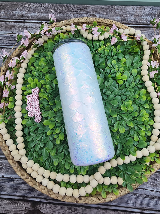 20oz 3D Opal mermaid scale