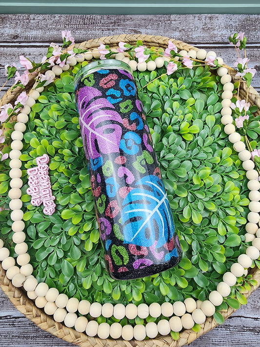 20oz tropical leopard