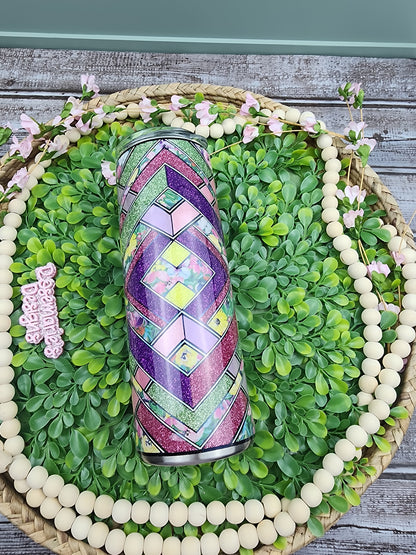 20oz Mosaic floral