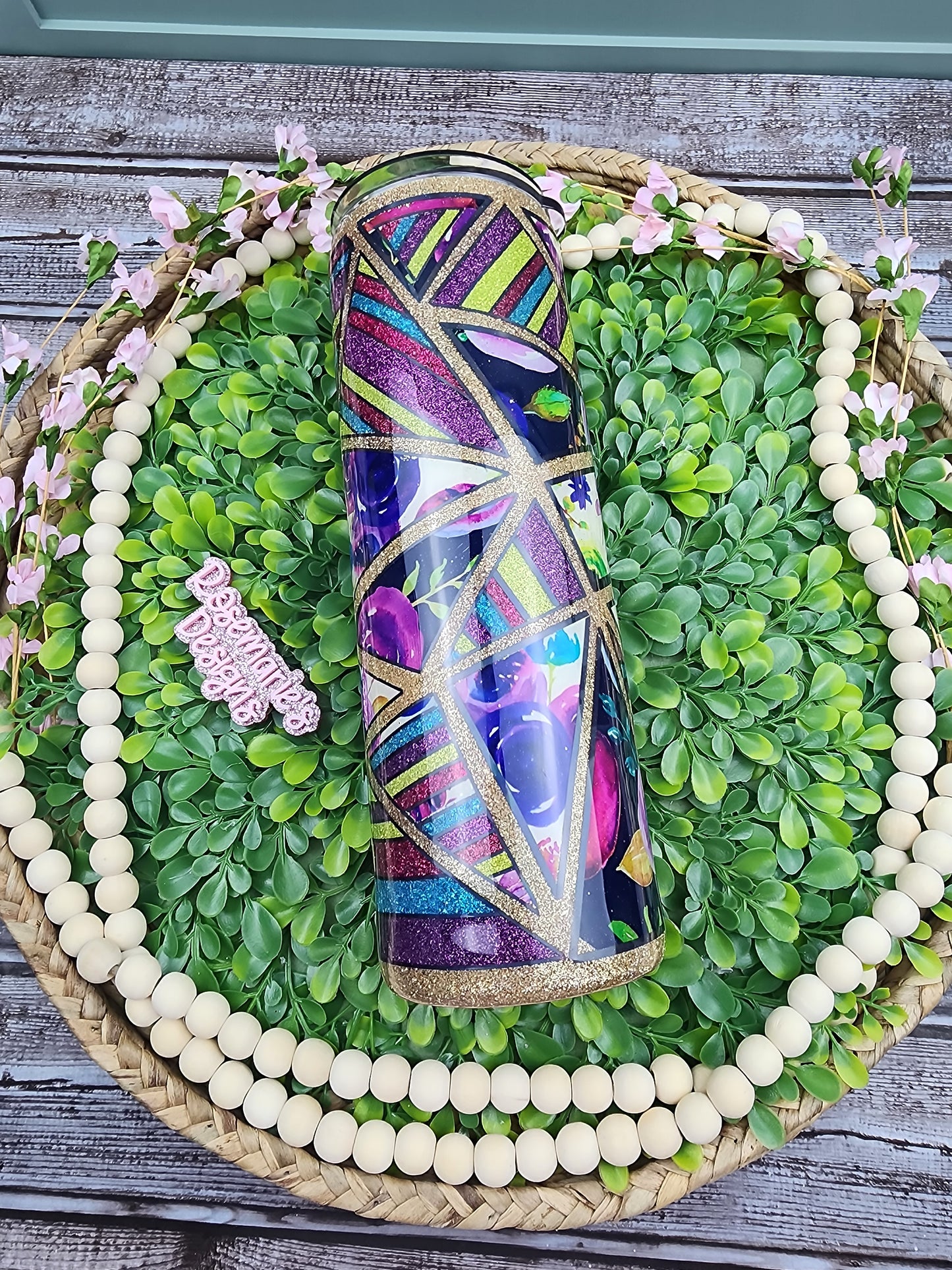 30oz shattered Glass