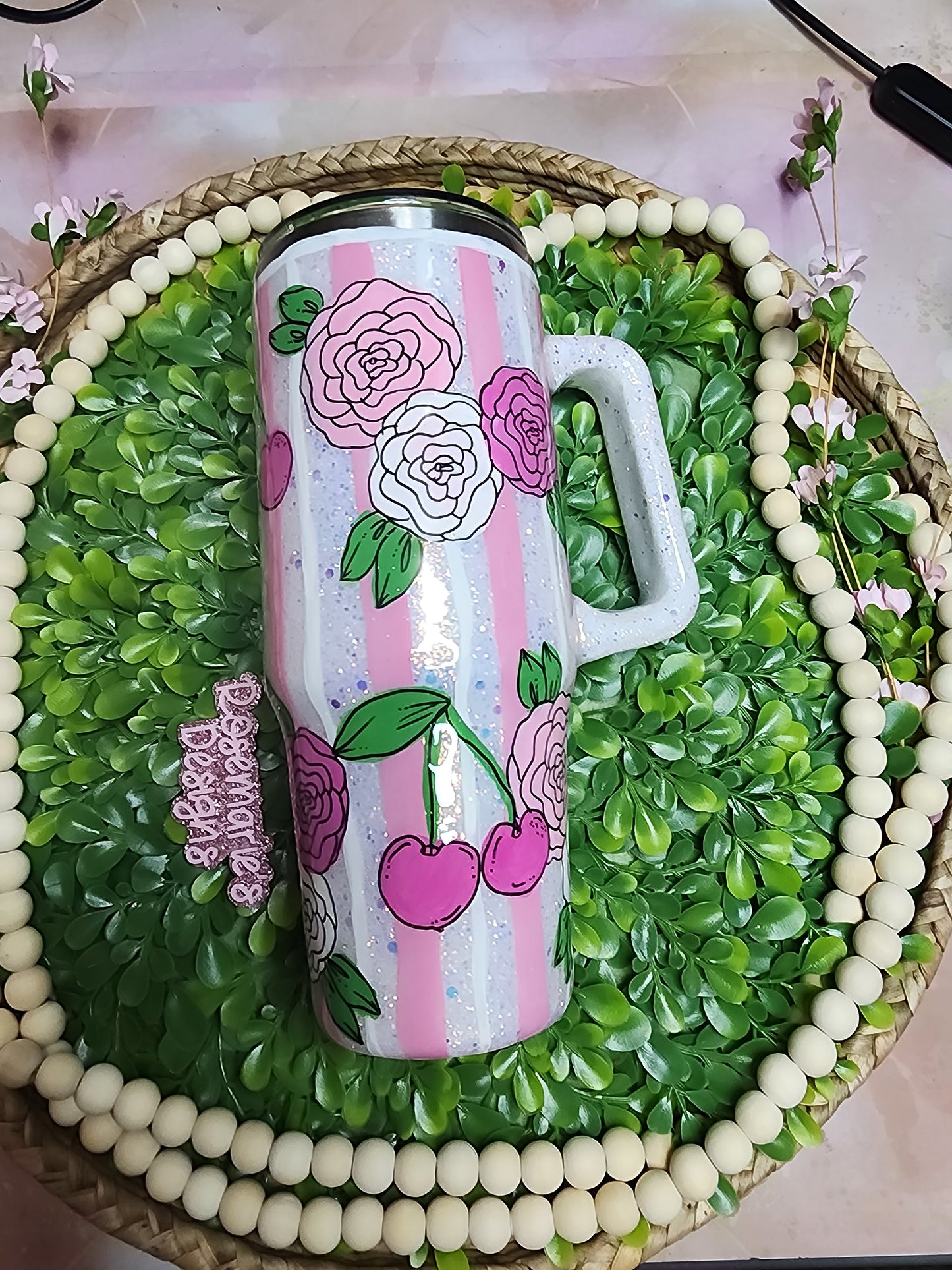 24- 30oz Rosie Floral