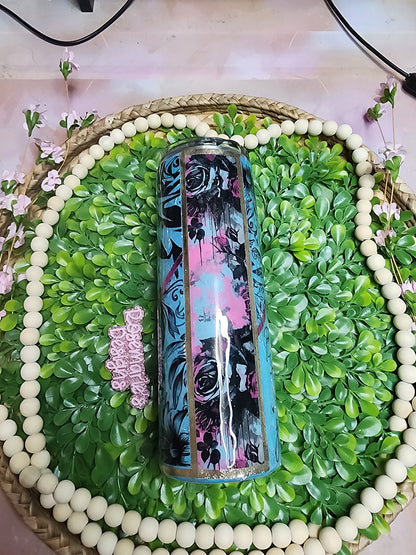 9- 20oz Mixed Media blue