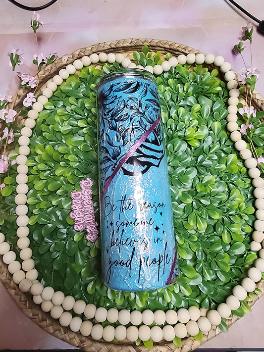 9- 20oz Mixed Media blue